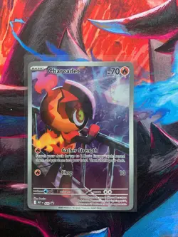 Pokemon TCG Charcadet 022 Black Star Promo- Phantasmal Flames ETB Promo- NM - Image 3