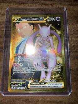 Pokemon Mewtwo EX Team Rockets 240/182 Gold Rare 2025 TCG Destined Rivals - Image 2