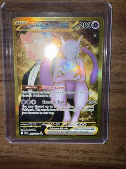 Pokemon Mewtwo EX Team Rockets 240/182 Gold Rare 2025 TCG Destined Rivals - Image 4