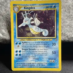Pokemon Kingdra Neo Genesis TCG Holo Card 8/111 Unlimited Rare - LP - Image 1