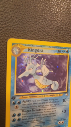 Kingdra 8/111 1st Edition Pokemon Neo Genesis Holo Pokemon Card TCG LP - Image 2