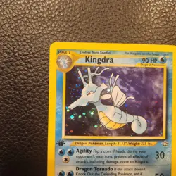 Kingdra 8/111 1st Edition Pokemon Neo Genesis Holo Pokemon Card TCG LP - Image 3