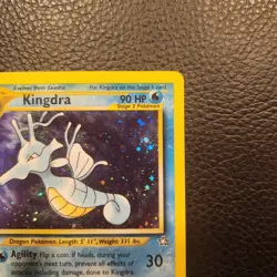 Kingdra 8/111 1st Edition Pokemon Neo Genesis Holo Pokemon Card TCG LP - Image 4