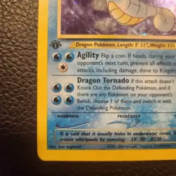 Kingdra 8/111 1st Edition Pokemon Neo Genesis Holo Pokemon Card TCG LP - Image 5