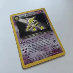 Pokemon TCG Dark Alakazam #1 Holo Rare Team Rocket LP Condition - Image 3