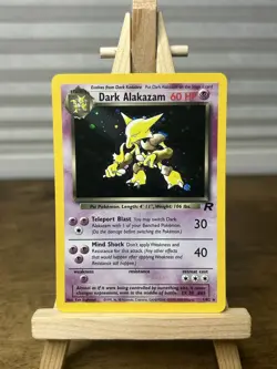 Dark Alakazam - 1/82 Team Rocket Unlimited Holo Rare - Pokemon TCG - NM/LP - Image 1
