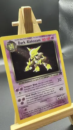 Pokemon TCG Dark Alakazam Team Rocket 1/82 Holo WOTC Lightly Played/LP+ - Image 2