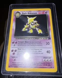 Pokemon TCG - Dark Alakazam (1/82) Team Rocket - Holo - NM/LP - Image 1