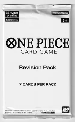 One Piece CCG - REVISION PACK - 7 cards per pack 2023 - NEW Factory Sealed ENG - Image 1