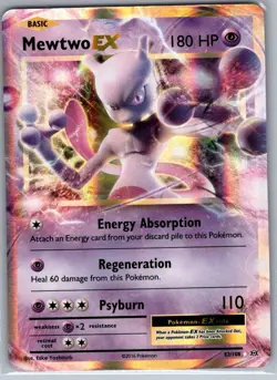 Mewtwo EX 52/108 XY - Evolutions - Pokemon Card - NM - Image 1