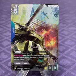 The-O GD03-002 LR+ Alt Art Steel Requiem Gundam TCG Card Game CCG English - Image 1