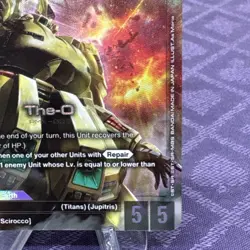 The-O GD03-002 LR+ Alt Art Steel Requiem Gundam TCG Card Game CCG English - Image 4