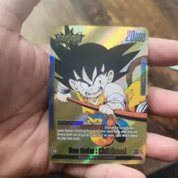 Son Goku : Childhood FB06-025 Gold Leader Dragon Ball Manga Booster Card Fusion - Image 1
