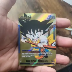 Son Goku : Childhood FB06-025 Gold Leader Dragon Ball Manga Booster Card Fusion - Image 2