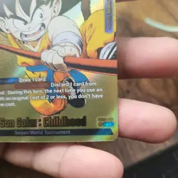 Son Goku : Childhood FB06-025 Gold Leader Dragon Ball Manga Booster Card Fusion - Image 5