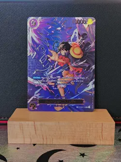 Monkey.D.Luffy (SP Alt Art) SEC OP09-119 One Piece Carrying On His Will NM+ - Image 1