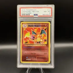 Pokemon TCG XY Evolutions Charizard 11/108 Rev Holo Rare Card PSA 8 NM-MT - Image 1