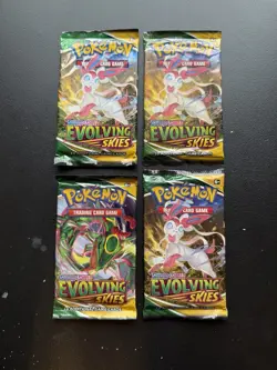ONE (1) Pokemon Sword & Shield Evolving Skies Booster Pack - Factory Sealed! - Image 1