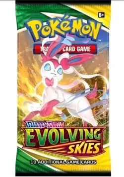 Pokemon Factory Sealed Booster Pack - Sword & Shield Evolving Skies - Image 1