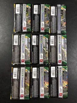 9x Pokemon TCG Sword & Shield Evolving Skies Booster Pack Factory Sealed! - Image 3