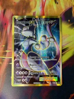 Mewtwo EX 103/108 LP Full Art Ultra Rare Evolutions 2016 Pokemon TCG - Image 1