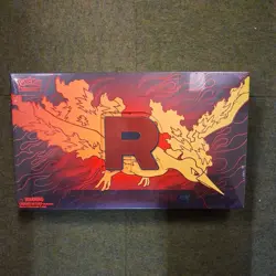POKEMON TEAM ROCKET'S MOLTRES EX ULTRA PREMIUM COLLECTION UPC BRAND NEW & SEALED - Image 1