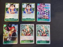 Roronoa Zoro PRB02-006 x 2, Shanks, Perona and 2x strong One Piece Card Game - Image 1