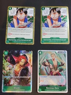 Roronoa Zoro PRB02-006 x 2, Shanks, Perona and 2x strong One Piece Card Game - Image 2