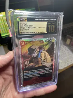 Shuraiya SR 2024 One Piece, Wings Of The Captain, CGC 10 Pristine TCG English! - Image 1