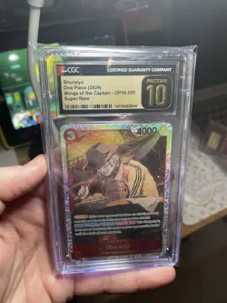 Shuraiya SR 2024 One Piece, Wings Of The Captain, CGC 10 Pristine TCG English! - Image 4
