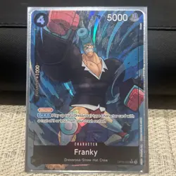 ONE PIECE ROYAL BLOOD - FRANKY RARE OP10-090 ALT ART - ENGLISH - Image 1