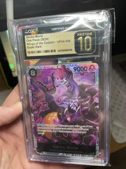 Gecko Moria SR 2024 One Piece, Wings Of The Captain, CGC 10 Pristine TCG English - Image 3