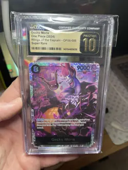 Gecko Moria SR 2024 One Piece, Wings Of The Captain, CGC 10 Pristine TCG English - Image 4