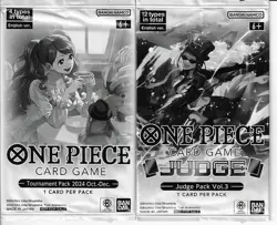 One Piece CCG - Tournament Pack 2024 Oct.-Dec. + JUDGE - NEW Factory Sealed ENG - Image 1