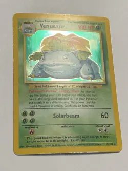 Pokemon TCG - Venusaur 15/102 - Holo Unlimited - Base Set Unlimited WOTC LP - Image 4