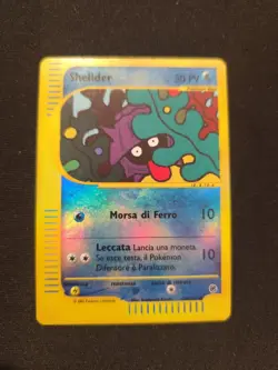 Carta Pokemon PSA Vintage SHELLDER Set EXPEDITION BASE 139/165 Holo REVERSE 2002 - Image 1