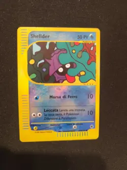Carta Pokemon PSA Vintage SHELLDER Set EXPEDITION BASE 139/165 Holo REVERSE 2002 - Image 2