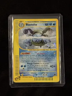 Pokemon 2002 Expedition Blastoise #4/165 Holo Card - Pokemon TCG - LP - Image 1