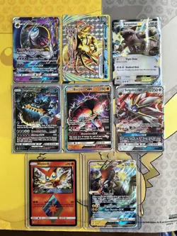 8 Full Art Cards - 80 Holo/Rev Holo Pokemon Card Lot | XY - Sun and Moon Series - Image 5