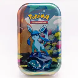 Pokemon Scarlet & Violet Prismatic Evolutions Mini Tin Glaceon SEALED - Image 1
