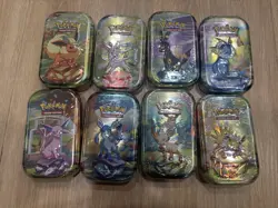 8 Pokemon TCG: Scarlet & Violet Prismatic Evolutions Mini Tins - Factory Sealed - Image 1