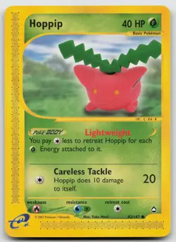 Hoppip Common Normal Aquapolis 83/147 NM - Image 1