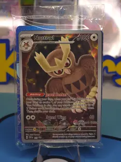 Noctowl 141 Pokemon Center Exclusive Stamped Black Star Promo SEALED Pokemon TCG - Image 1