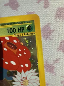 Pokemon Card Vileplume H31/H32 Aquapolis Holo Rare WOTC Swirl MP/Played - Image 4