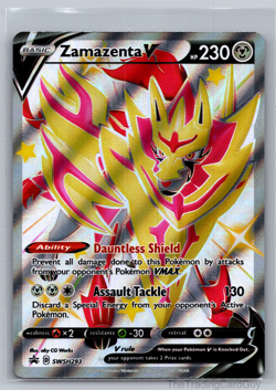 Zamazenta V (Shiny) - Promo SWSH: Sword & Shield Promo Cards SWSH293 NM - Image 1