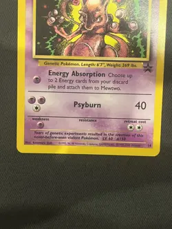 Pokemon Mewtwo TCG Black Star Promo Card 14 WOTC Retro Excellent Condition - Image 5