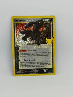 Pokemon Card Umbreon Gold Star 17/17 Celebrations HOLO RARE - NM - Image 1