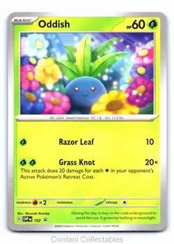 Oddish SVP102 - SV Black Star Promo - Pokemon Card - Near Mint - Image 1