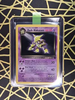 🔥 Dark Alakazam 18/82 🔥 Non Holo Rare Team Rocket Set Pokemon Card WOTC TCG - Image 1