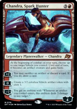 Chandra, Spark Hunter FOIL Aetherdrift Magic MTG NM - Image 1